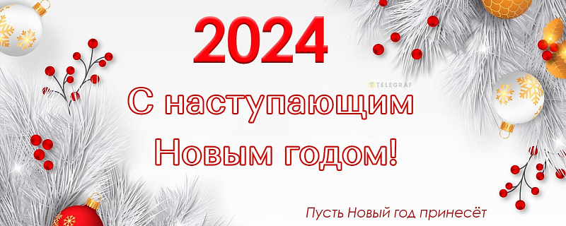С наступающим Новым 2024 годом!